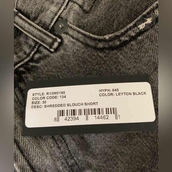 R13 shredded slouch short - Picture 10 of 11